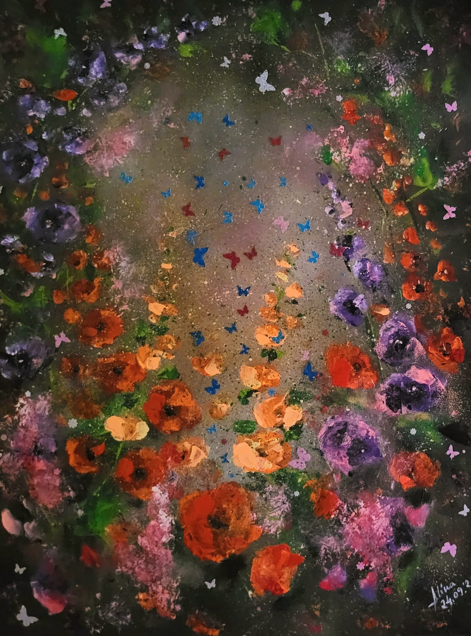 ArteDiAlina.com painting: Bring back the summer